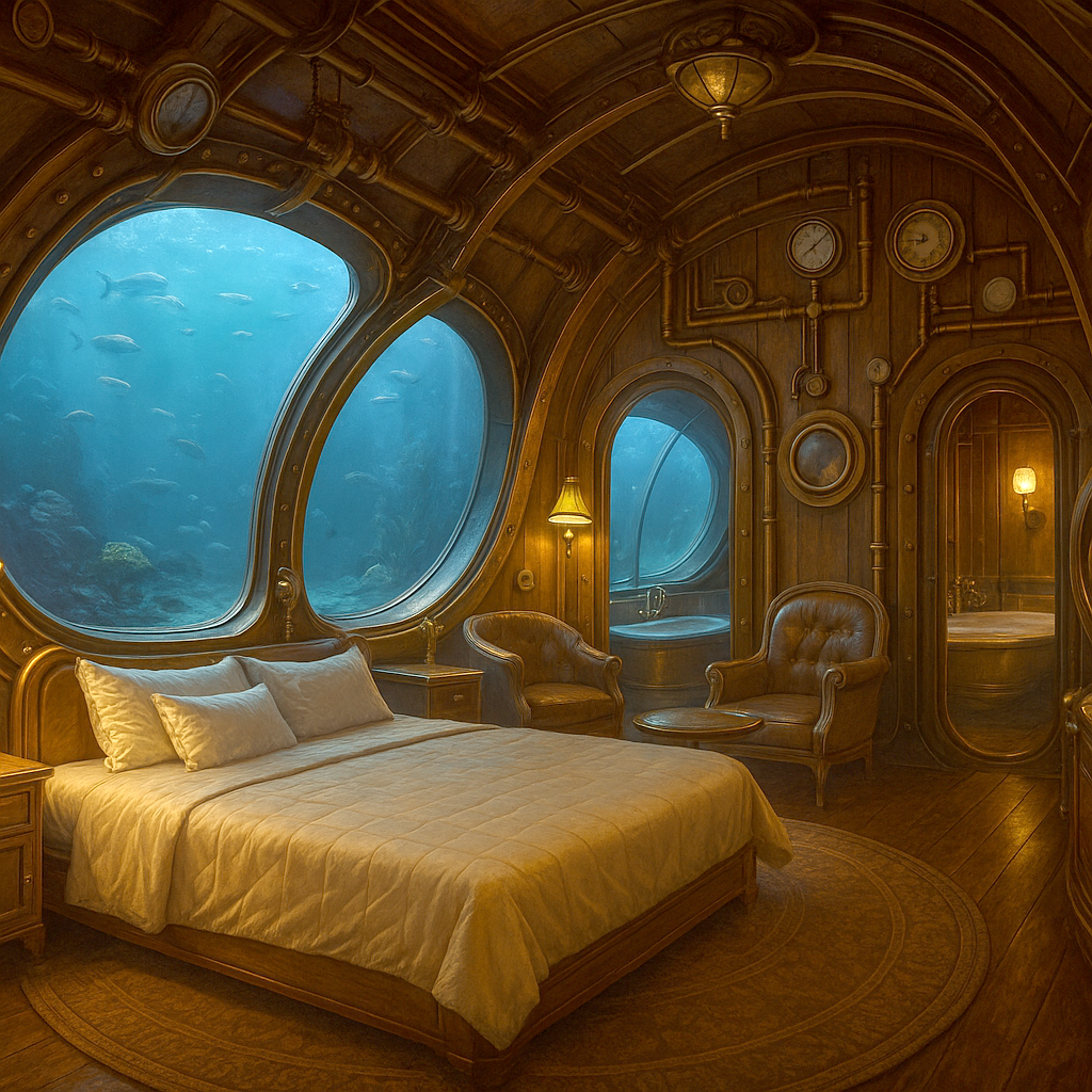 Projet Poseidon, algoculture et hotellerie de luxe sous-marine